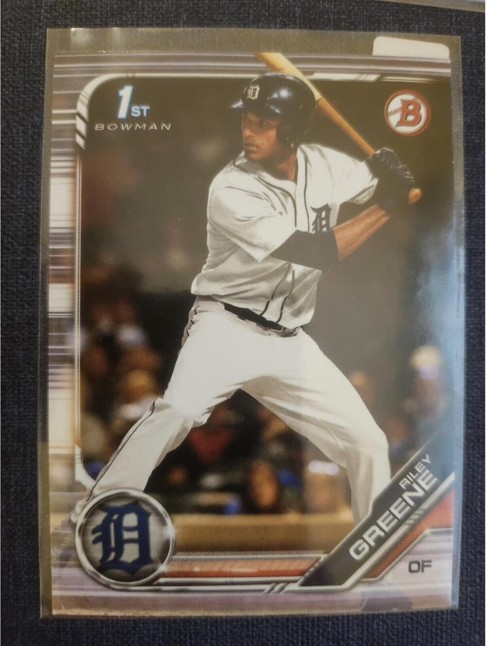 2019 Bowman Draft #BD-50 Riley Greene (RC) 1st Bowman Detroit Tigers